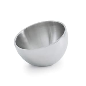 175-47652 3 7/10 qt Round Angled Insulated Bowl - MirrorFinish Stainless