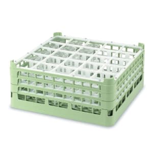 175-527111 Signature Glass Rack w/ (25) Compartments - Green