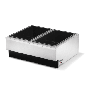 175-72789 Cayenne® Countertop Food Warmer - Wet w/ (2) Full Size Pan Capacity, 120v