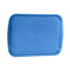 175-101404 Plastic Fast Food Tray - 14 3/10" L x 10 3/5" W, Blue