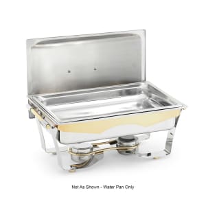 175-49331 9 qt Rectangular Full-Size Chafer Water Pan - Stainless