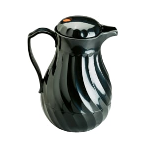 175-52122 10 oz Beverage Server - 3 Color Tabs, Poly, Black