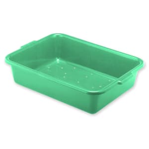 175-1517C19 Drain Box - Handles, 20x15x7, Plastic, Green