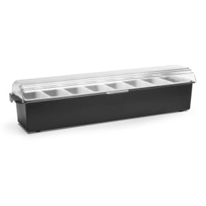 175-474606 (8) Compartment Bar Garnish Tray - Domed Lid