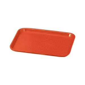 175-86114 Plastic Fast Food Tray - 16"L x 12"W, Orange