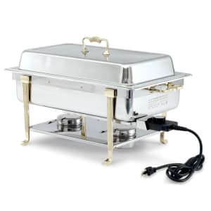 175-46045 Full Size Chafer w/ Lift-off Lid & Dual Source Heat