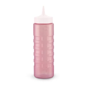 175-4924C02 24 oz Squeeze Bottle Dispenser - Bottle Only, Red