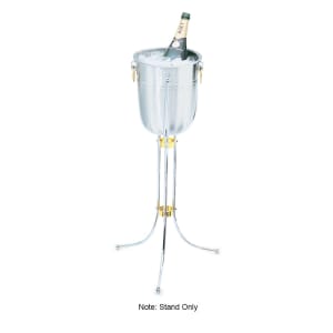 175-46800 29 1/4" Wine Bucket Stand - Stainless Steel, Chrome Plated