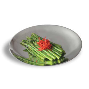 175-46224 14" Round Double-Wall Platter - Stainless