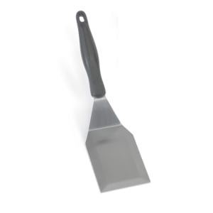 175-4808720 Jacob's Pride® 13 1/2" Heavy Duty Solid Beveled Turner - Black Handle
