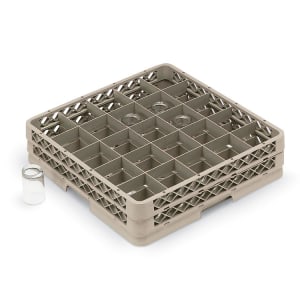 175-TR13CCCCC Traex® Glass Rack w/ (36) Compartments - (5) Extenders, Beige