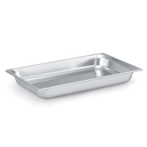 175-90012 Super Pan 3 Full Size Steam Pan - Stainless Steel