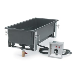 175-72109 Drop-In Hot Food Well w/ (4) 1/3 Size Pan Capacity, 120v