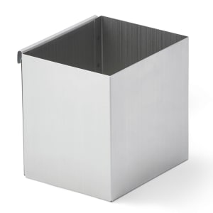 Vollrath SH-1 1 Compartment Straw Holder - 4 1/8 x 5&quot; x 5&quot;, Black
