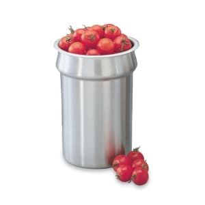 175-78154 2 1/2 qt Vegetable Inset - Fits 5" Opening, Stainless