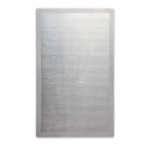 175-8240016 Miramar Blank Template - 12x20" For Decorative Pans, Satin-Finish Stainless
