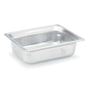 Full-size 6-inch-deep Super Pan V perforated stainless steel steam table pan,  Vollrath 30063