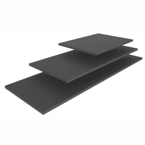 175-V904682 Rectangular Serving Board - 31 1/2" x 13 3/4", Wood, Black