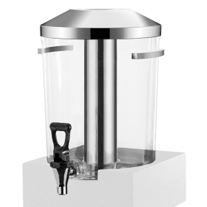 175-V904800 1 11/16 gal Beverage Dispenser - Plastic Container, Black Base