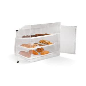 175-ELBC1 Curved-Front Pastry Display Case -  (3)18x26" Trays