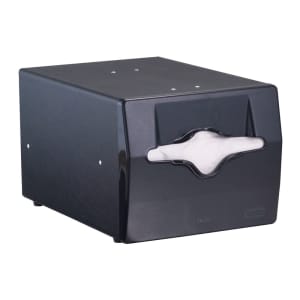 175-854006 Napkin Dispenser - Table Type, Black Face, Black