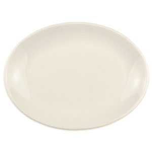 179-31300 11 1/2" x 8 5/8" Oval Empire Platter - China, Arctic White