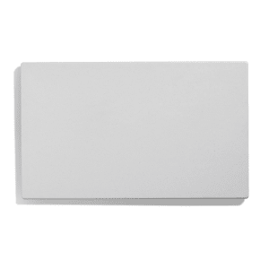 175-8240020 Blank Miramar Solid Template - 12x20" White Stone