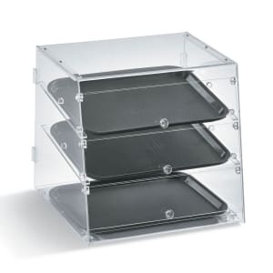 175-KDC1418306 Slant-Front Countertop Pastry Display Case - (3)14x18" Trays