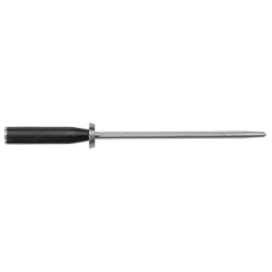 194-DM0790 9" Honing Steel Knife Sharpener - PakkaWood D-Shape Handle