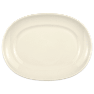 179-12242100 12" Oval RE-21 Platter - China, Ivory