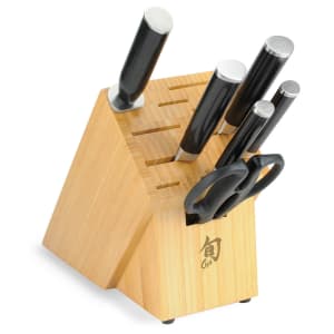 194-DM2003B Shun Classic Series 7-Piece Knife Set w/ Bamboo Block