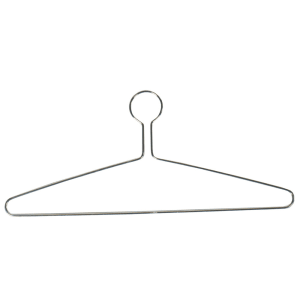 202-1060 17" Hanger w/ Closed Loop, Chrome Plated Frame