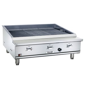 207-VTEC36NG 36 1/2" Countertop Charbroiler w/ Conversion Burner, Natural Gas