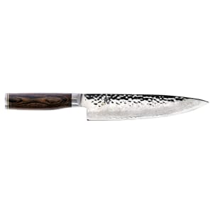 194-TDM0706 Shun Premier Chef Knife, 8" Blade w/ Walnut PakkaWood Handle