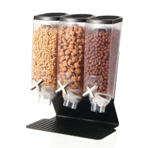 209-EZ50399 Countertop Dry Food Dispenser, (3) 1 gal Hoppers