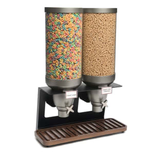 209-EZ541 Countertop Dry Food Dispenser, (2) 3 1/2 gal Hoppers