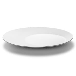 209-MEL017 13" Round Platter - Melamine, White