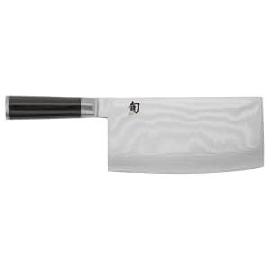 194-DM0712 Chinese Chef's Knife w/ 7 3/4" Blade, D Shaped PakkaWood Handle