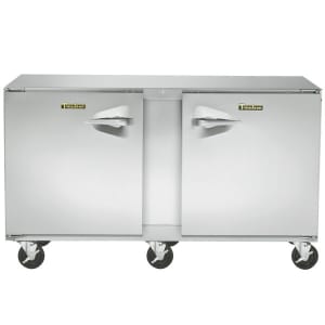 206-UHT60LR 60" W Undercounter Refrigerator w/ (2) Sections & (2) Doors, 115v
