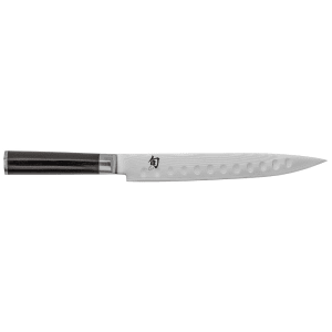 194-DM0720 Shun Classics Slicing Knife, 9" Blade, D Shaped PakkaWood Handle
