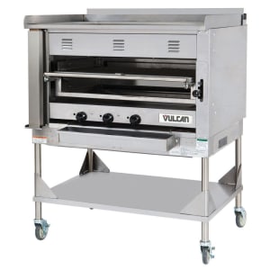 207-VST4BNG 45" Chophouse Broiler w/ Over-Fired Deck, Griddle Plate, Natural Gas