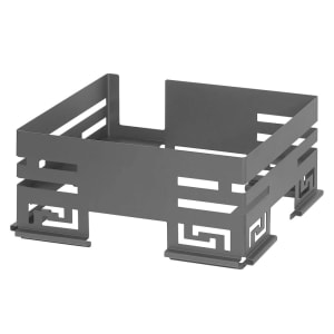 209-SM247 Rectangular Warmer Base - 13" x 15", Stainless, Black