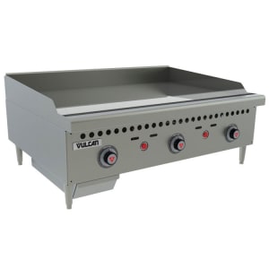 207-VCRG36TNG 36" Gas Griddle w/ Thermostatic Controls - 1" Steel Plate, Convertible