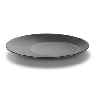 209-MEL009 13" Round Platter - Melamine, Black/White