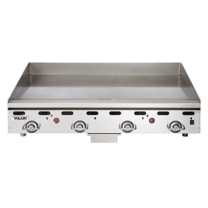 207-MSA48NG 48" Gas Griddle w/ Thermostatic Controls - 1" Steel Plate, Natural Gas