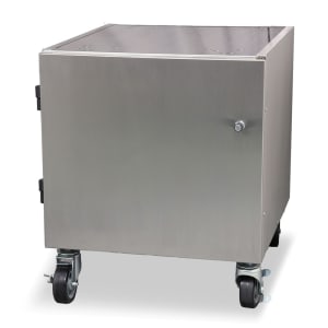 217-4183513 22" x 24" Mobile Equipment Stand for Soft Serve Machines, Cabinet Base