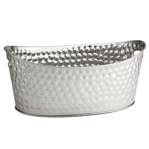 229-BT2013 4 gal Oval Cooling Tub - 20 1/2"L x 13 1/2"W x 8 3/4"H, Stainless Steel