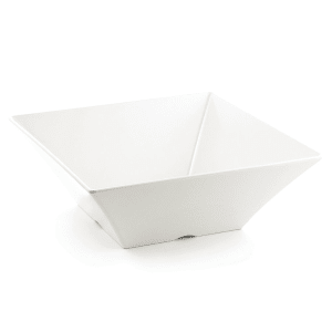 229-MB166 13 1/4 qt Square Melamine Bowl, White