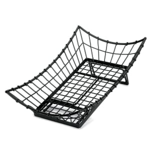 229-GMT2113 Rectangular Transformer Collection Basket, 21 L x 13 W x 5 1/2"H, Black Metal