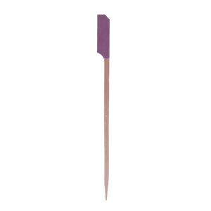 229-BAMP45PR 4 1/2" Bamboo Paddle Pick, Purple